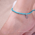 Ladies Beads Anklet Foot Ankle Chain Hamsa Charm Bracelet
